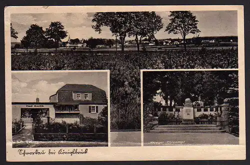 62383 AK Schmorkau bei Königsbrück 1943 Emil Bartlich Kriegerdenkmal