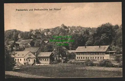 143909 AK Prackenfels und Prethalmühle bei Altdorf bei Nürnberg 1919