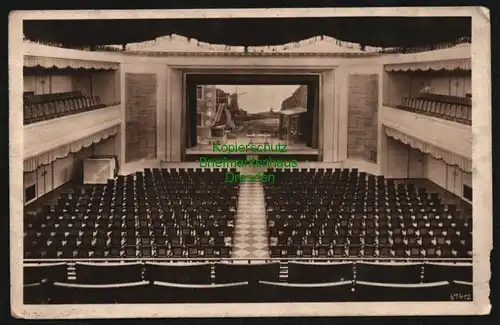 143441 AK Gesellschaftshaus Leuna Werke Theatersaal um 1935