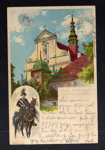 130449 AK Kloster St. Marienstern 1899 Künstlerkarte Max Näther Osterreiter