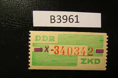 B3961 DDR ZKD B 24 X ** Original postfrisch