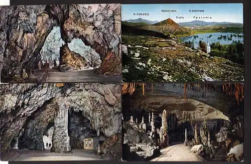 92356 9 AK Höhle Tropfsteinhöhle Grotte di Postumia preso Triste