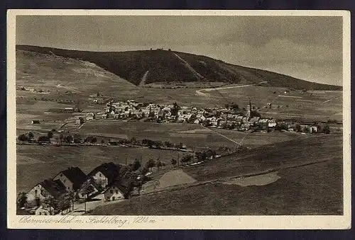 34095 AK Oberwiesenthal Fichtelberg 1927, gelaufen