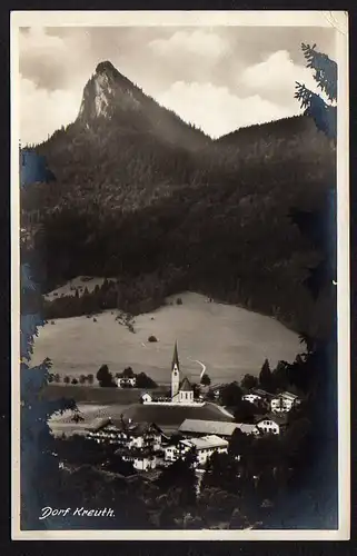 29997 AK Dorf Kreuth Kirche Berg 1929 Landkreis Miesbach