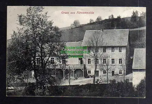 127360 AK Fürstenwalde im Erzgebirge Altenberg 1910 Gasthof Erbgericht