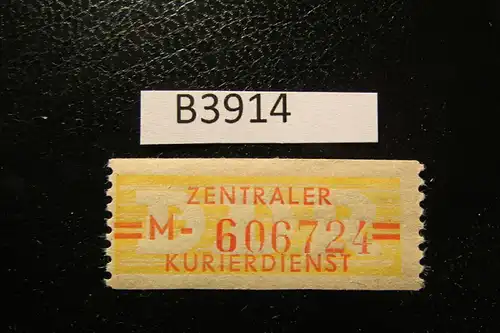 B3914 DDR ZKD B 17 M ** ND postfrisch