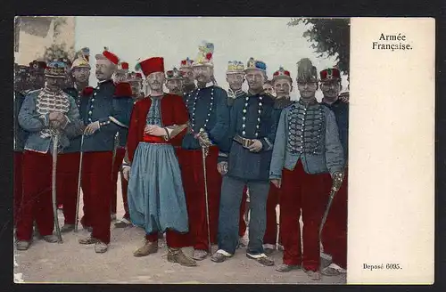 87311 AK Frankreich Armee Francaise coloriert um 1905