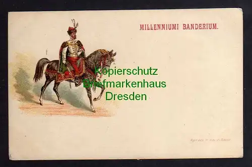 120549 AK Soldat Husarzu Pferd Millenniumi Banderium Ungarn Türkei Türken Militä