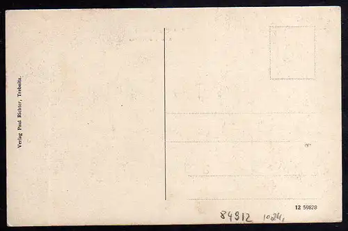 84912 AK Trebnitz Schlesien 1912 Blick auf die Kapelle im Buchenwald