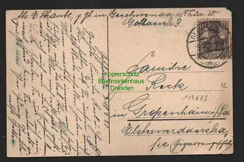 134689 AK Gschwenda i. Thür. Am Rösteteich 1920