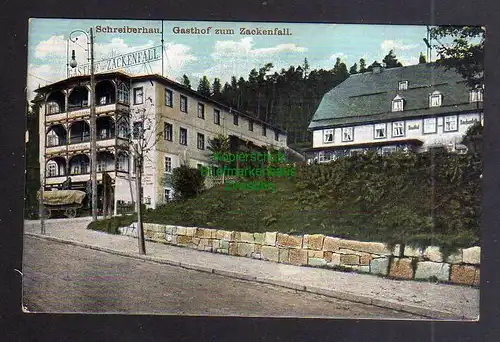 130562 AK Schreiberhau im Riesengebirge Gasthof zum Zackelfall um 1910