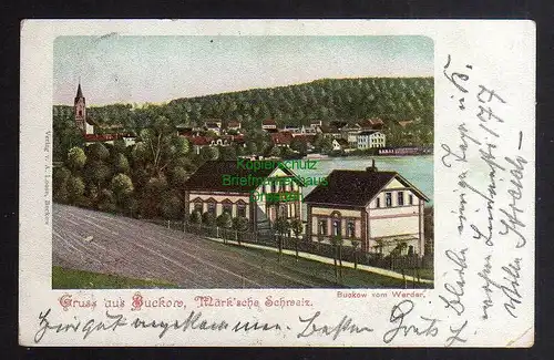 123546 AK Bukow Märkische Schweiz 1904