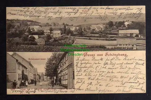 123196 AK Schöneberg 1900 Schlossstrasse Totale Neitersen