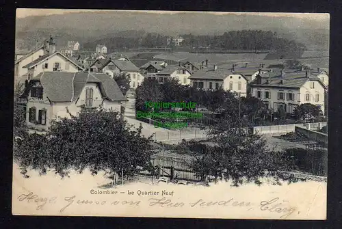 124127 AK Colombier VD Kanton Waadt 1904 Le Quartier Neuf