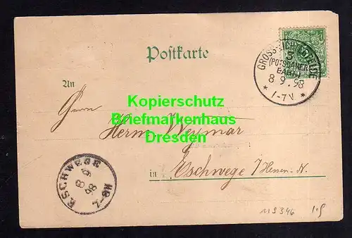 119346 AK Berlin Gross Lichterfelde 1898 Hauptcadettenanstalt Vollbild