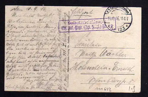 111643 AK St. Johann Zabern Saverne 1916 Gastwirtschaft Kleiber Kaiserl. Postage