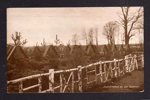 112082 AK Oels Schlesien um 1915 Jägerfriedhof an der Ostfront Fotokarte