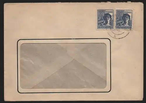 B12962 SBZ Brief Währungsreform Zehnfachfrankatur 1948 Bitterfeld 09.7.48 2x 957