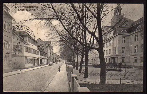 36591 AK Ludwigsburg Solitudestraße Feldpost 1914