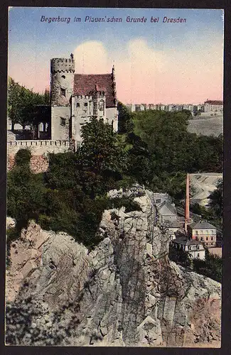 36618 Bergerburg im Plauenschen Grund bei Dresden um 1915
