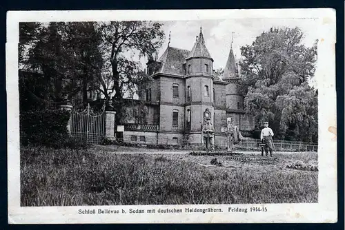 35638 AK Schloss Bellevue b. Sedan Feldzug 1914-15