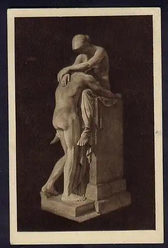 34319 AK Stuttgart Schicksalsbrunnen am Landtheater Prof. K. Dondorf 1925