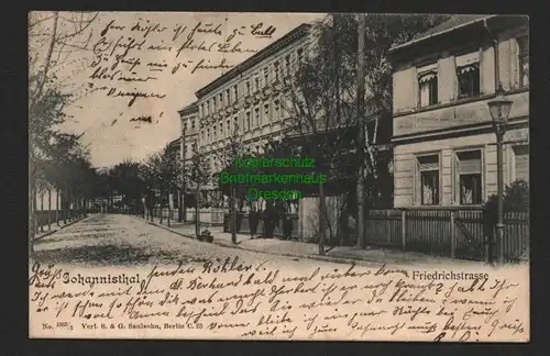 145384 AK Johannisthal bei Berlin 1905 Friedrichstrasse