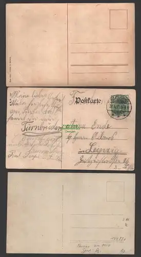 144991 3 AK Turnvater Jahn Turner Ringer 1900 1911