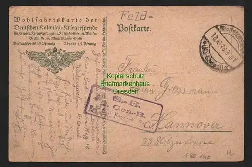 140140 AK Deutsche Kolonial Kriegerspende 1918 Volkslieder in Bildern Baluschek