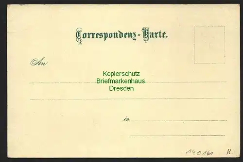 140161 AK Hranice Mährisch Weißkirchen Litho um 1900 Höhere Forstlehranstalt