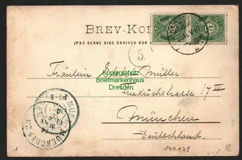 140179 AK Norge Norwegen Dalen Telemarken 1903