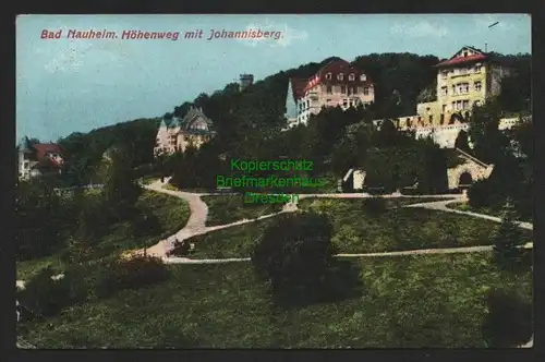 140265 AK Bad Nauheim 1932 Höhenweg mit Johannisberg