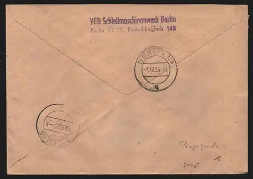 B13145 Brief DDR Propaganda Patrioten in Ost und West Kämpft für die Einheit