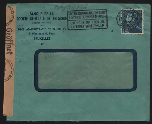 B13046 Brief Belgien Zensur OKW Deutsches Reich Stalag Gefangenenlager X C 1942