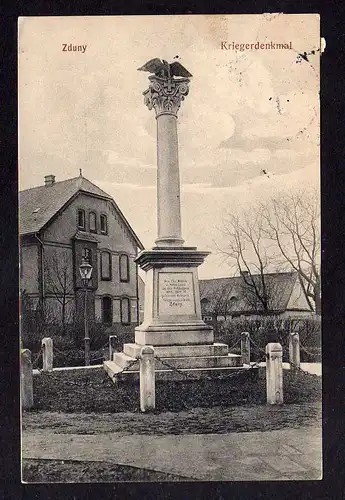 102011 AK Zduny Kr. Krotoschin 1914 Kriegerdenkmal 1870 / 1871