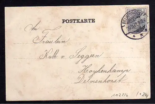 102216 AK Delmenhorst 1901 Geschäftshaus v. Gerhard Wohlers