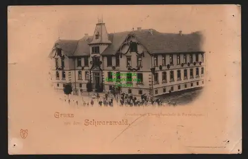 150827 AK Furtwangen im Schwarzwald 1899 Uhrmacherschule