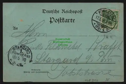 148317 AK Königsberg Ostpreußen 1898 Kneiphof Langgasse