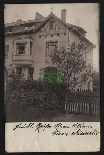 148340 AK Gollnow Goleniow 1912 Fotokarte Wohnhaus Michaelis
