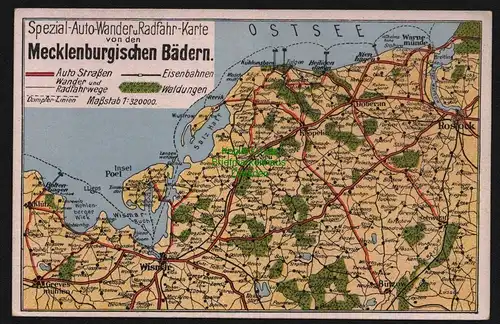148295 AK Spezial Karte Mecklenburgische Bäder u 1910 Klütz Wismar Poel Kröpelin