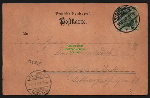 148359 AK Cracau bei Magdeburg 1902 Gasthof zum Landhause Herm. Dieckmann