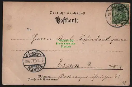 148358 AK Arbeiter Kolonie Magdeburg Grosse Diesdorferstr. 52-55 1903