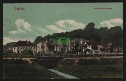 148356 AK Doberan Kröpelinerstrasse 1908 Brücke