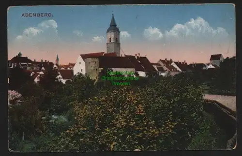 150709 AK Abenberg um 1920 Farb Iris Druckmuster Louis Glaser Leipzig