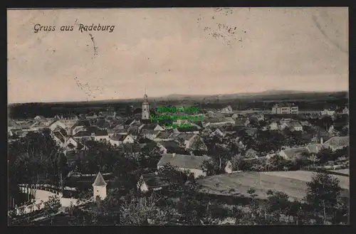 150786 AK Radeburg Panorama 1915 Feldpost Rekruten Depot