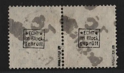 h6444 SBZ Handstempel Bezirk 36 Herzfelde 2x 12 gestempelt gepr. BPP