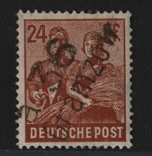 h6410 SBZ Handstempel Bezirk 36 Gramzow 24 Pfg. * gepr. BPP