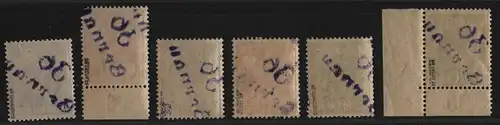 h6234 SBZ Handstempel Bezirk 36 Bernau 6 Werte ** postfrisch gepr. BPP