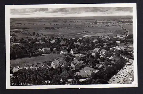 101790 AK Ostseebad Rewahl Luftbild um 1935