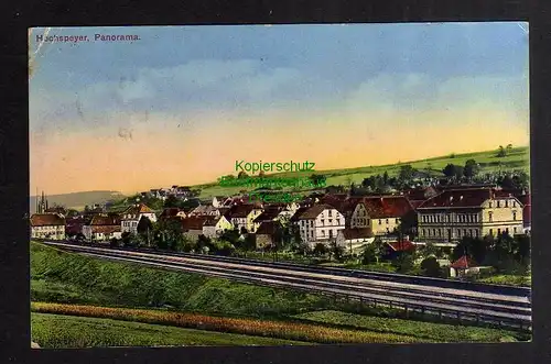 128581 AK Hochspeyer Panorama 1916